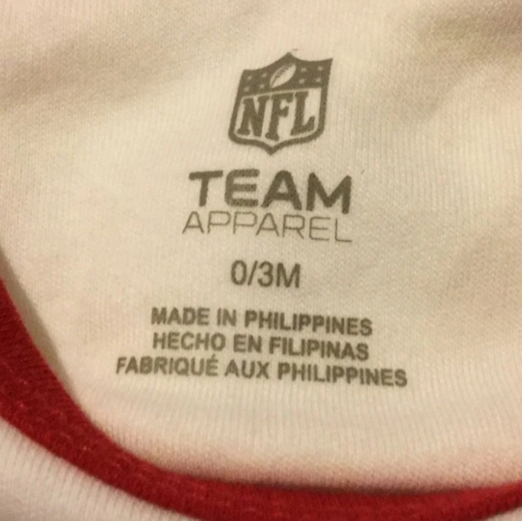 🧨 Girls Atlanta Falcon onesies 0/3 months - Picture 4 of 5